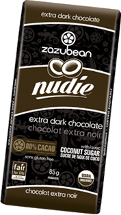 Zazubean - Nudie Bar - Extra Dark Chocolate With Coconut Sugar