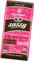 Zazubean - Sassy Bar - Pom & Hazelnut With Coconut Sugar