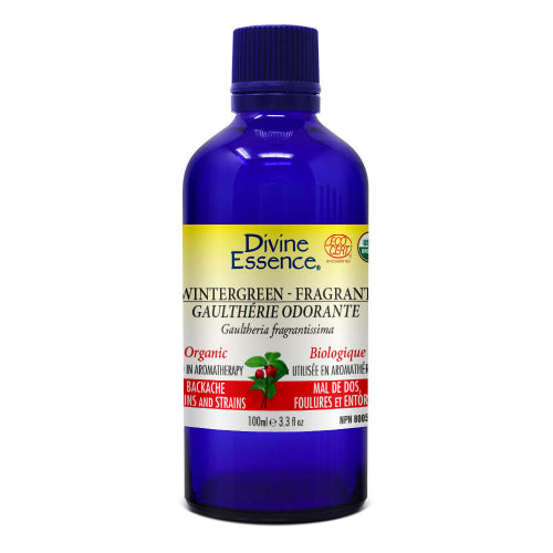 Divine Essence - Wintergreen - Fragrant (Organic) - 100 ml