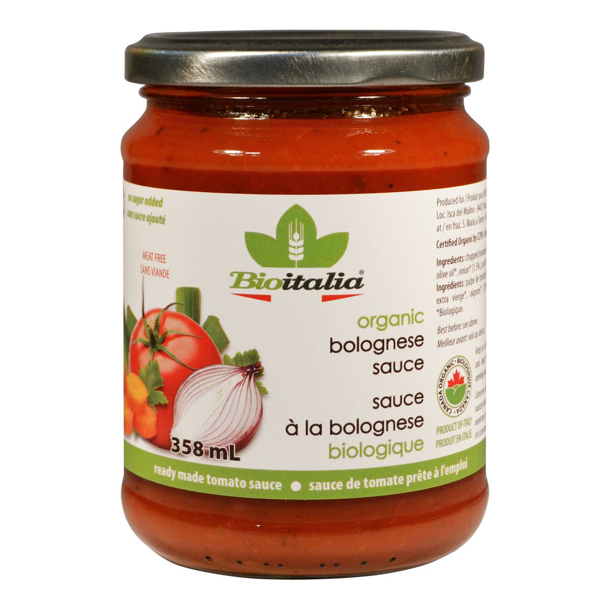 Bioitalia - Pasta Sauce - Bolognese