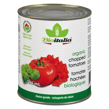 Bioitalia - Tomatoes w/ Basil, Chopped