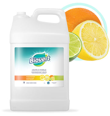 Biovert - Dishwashing Liquid, Citrus Fresh, Large