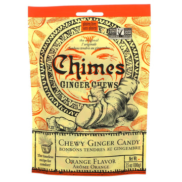 Chimes - Ginger Chews, Orange, Large