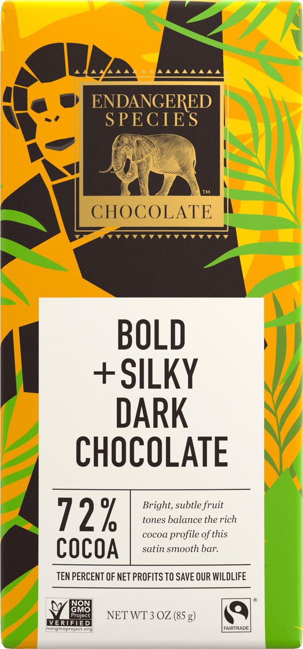 Endangered Species - Chocolate Bar Chimpanzee - Dark Chocolate