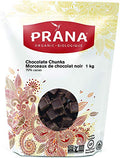 Prana - Dark Chocolate Chunks, 70% Cacao (resealable bag)
