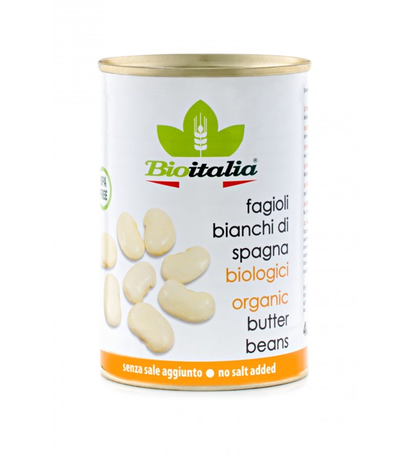 Bioitalia - Butter Beans, No Salt Added, Organic