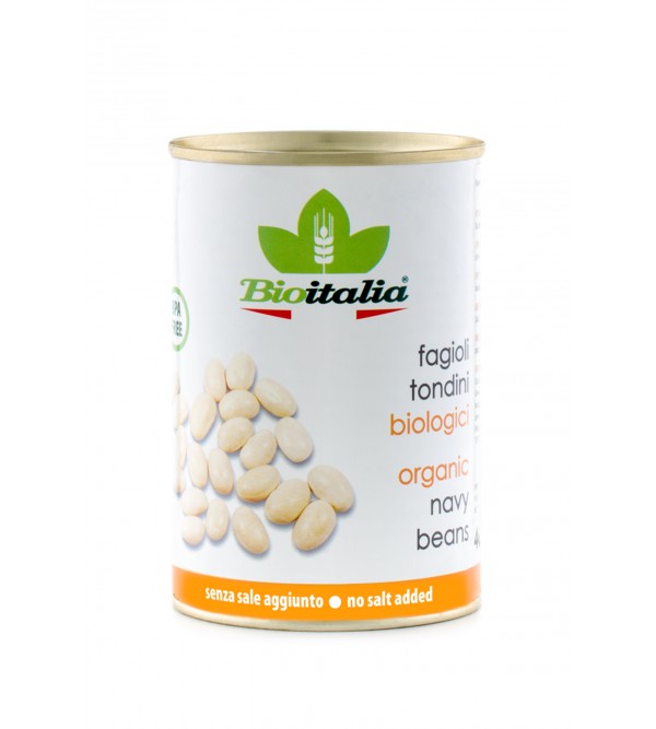 Bioitalia - Navy Beans, No Salt Added, Organic