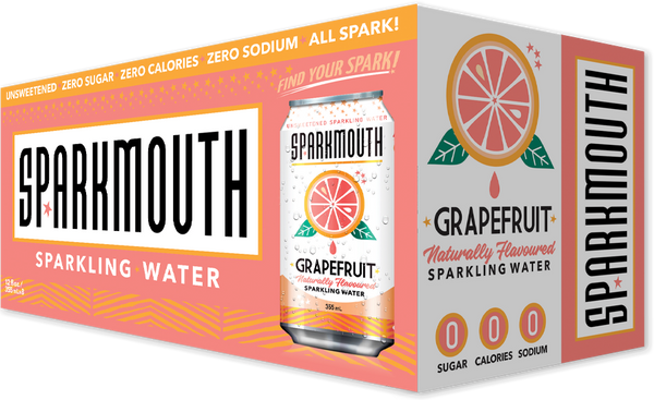 SparkMouth - Sparkling Water, Grapefruit