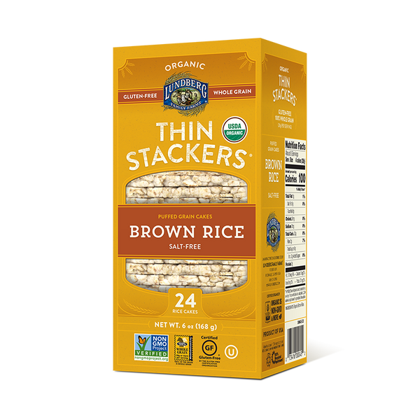 Lundberg - Thin Stackers, Brown Rice, Unsalted