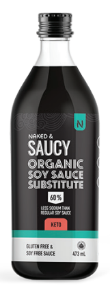 Naked & Saucy - Soy Sauce Substitute (Coconut Aminos), Keto, Organic
