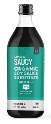 Naked & Saucy - Soy Sauce Substitute (Coconut Aminos), Lightly Sweet, Organic