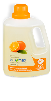 Eco-Max - Laundry Wash, Natural Orange, HE, 3L