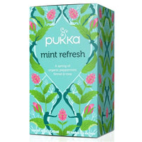 Pukka Tea - Herbal Tea, Mint Refresh w/Peppermint, Fennel & Rose, Organic